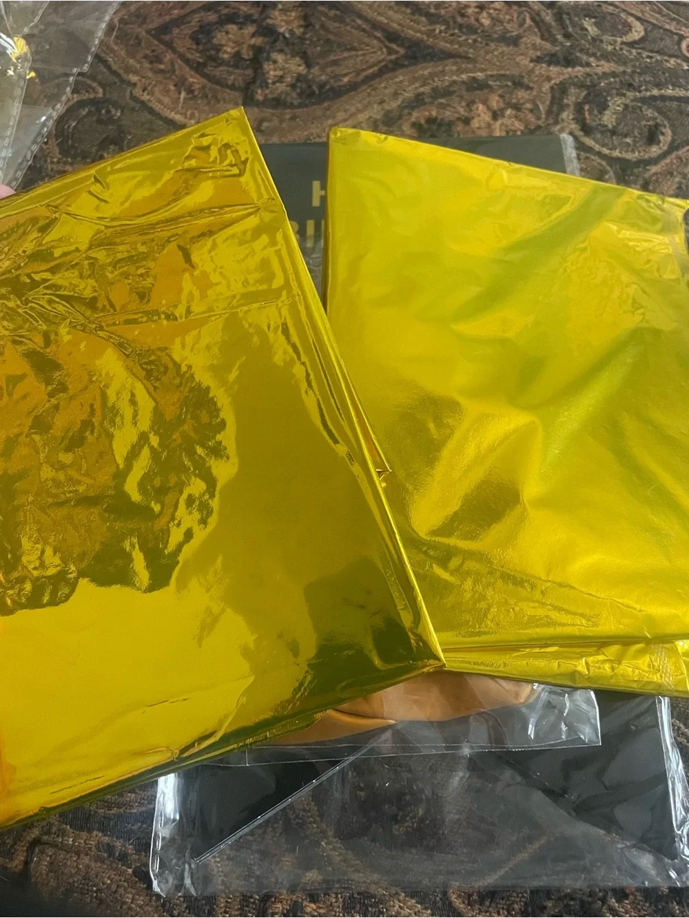 Gold and Black balloon Party pack age 53